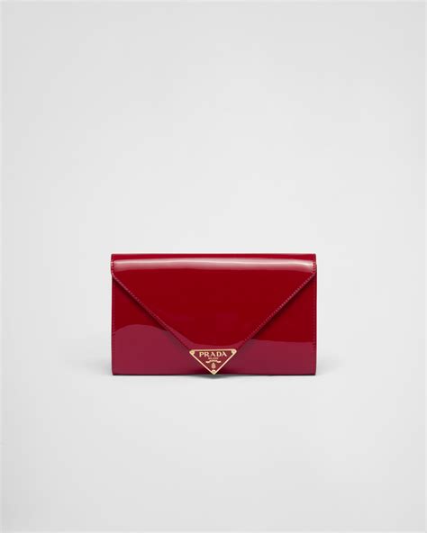 NWT Authentic PRADA Cherry Red Patent Leather Mini